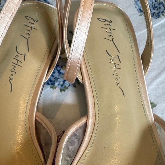 Betsey Johnson Floral Embellished Heels - Pink and Purple - Picture 9 of 11